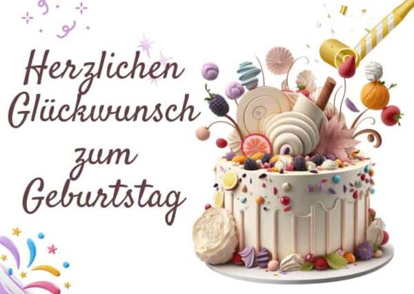 Gutscheinkarte zum Geburtstag