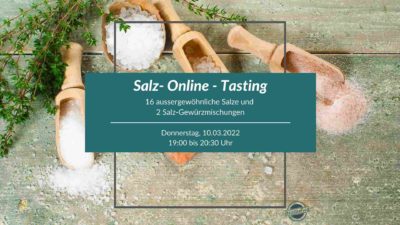 Salz Online Tasting 10. März 2022