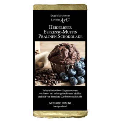 Heidelbeer Espresso Muffin Pralinen Schokolade