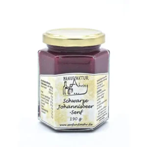 Senf schwarze Johannisbeere